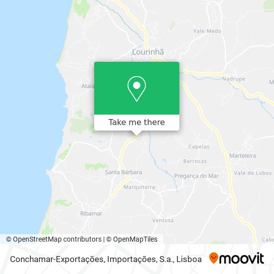 Conchamar-Exportações, Importações, S.a. map