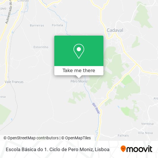 Escola Básica do 1. Ciclo de Pero Moniz map