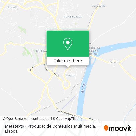 Metatexto - Produção de Conteúdos Multimédia map