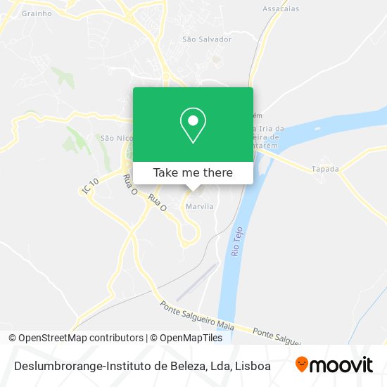 Deslumbrorange-Instituto de Beleza, Lda map