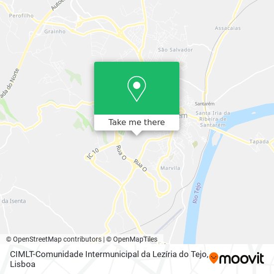 CIMLT-Comunidade Intermunicipal da Lezíria do Tejo map