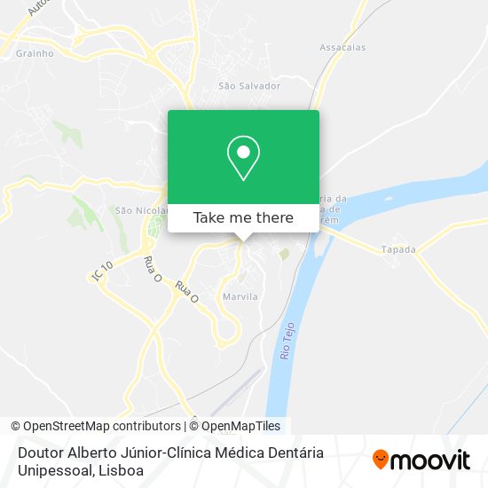 Doutor Alberto Júnior-Clínica Médica Dentária Unipessoal map