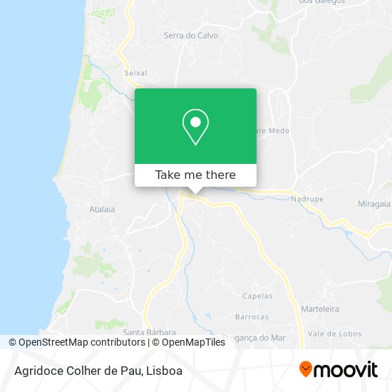 Agridoce Colher de Pau mapa