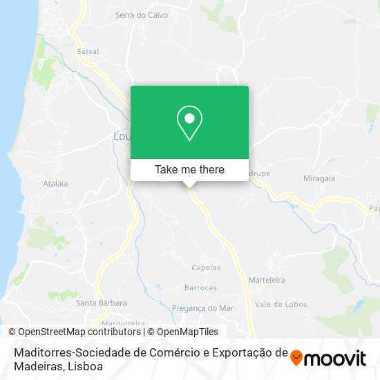 Maditorres-Sociedade de Comércio e Exportação de Madeiras map