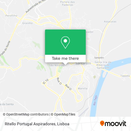 Ritello Portugal Aspiradores mapa
