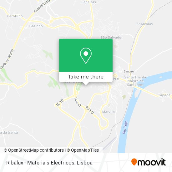 Ribalux - Materiais Eléctricos mapa