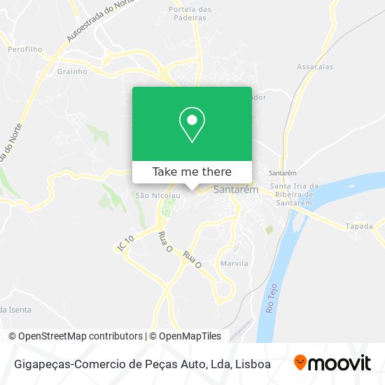 Gigapeças-Comercio de Peças Auto, Lda map