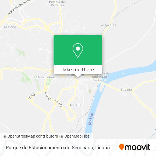 Parque de Estacionamento do Seminário map