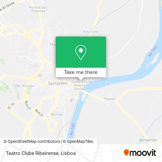 Teatro Clube Ribeirense map