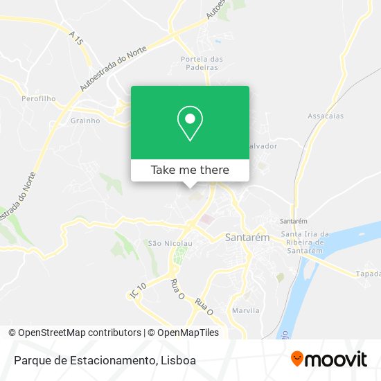 Parque de Estacionamento mapa