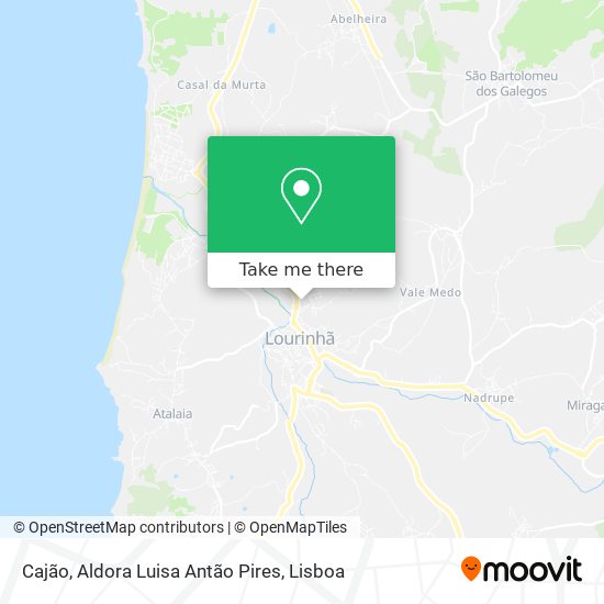 Cajão, Aldora Luisa Antão Pires mapa