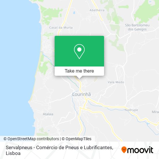 Servalpneus - Comércio de Pneus e Lubrificantes map