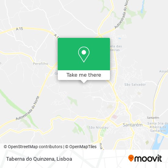 Taberna do Quinzena mapa