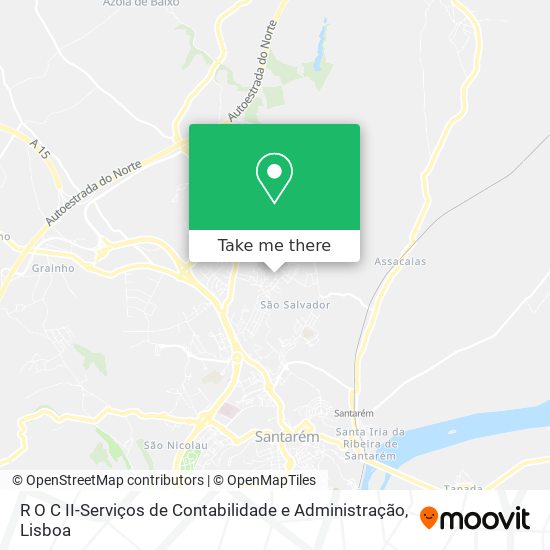 R O C II-Serviços de Contabilidade e Administração map
