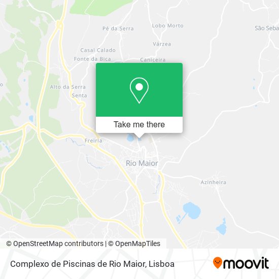 Complexo de Piscinas de Rio Maior map
