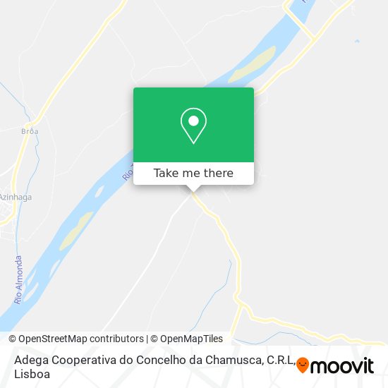 Adega Cooperativa do Concelho da Chamusca, C.R.L map