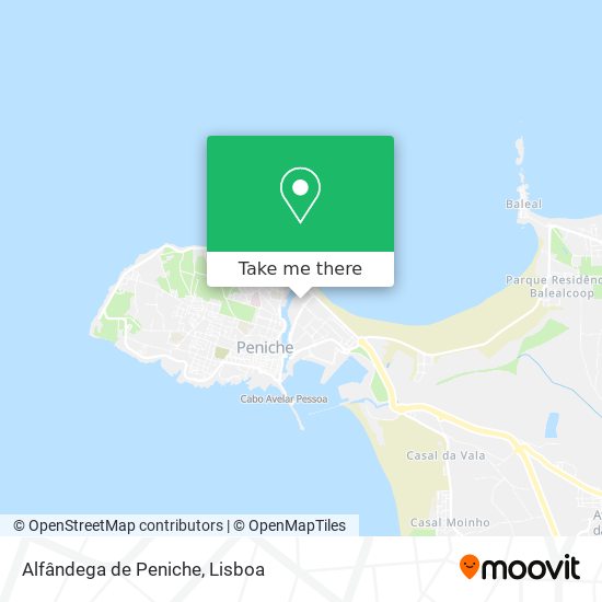 Alfândega de Peniche map