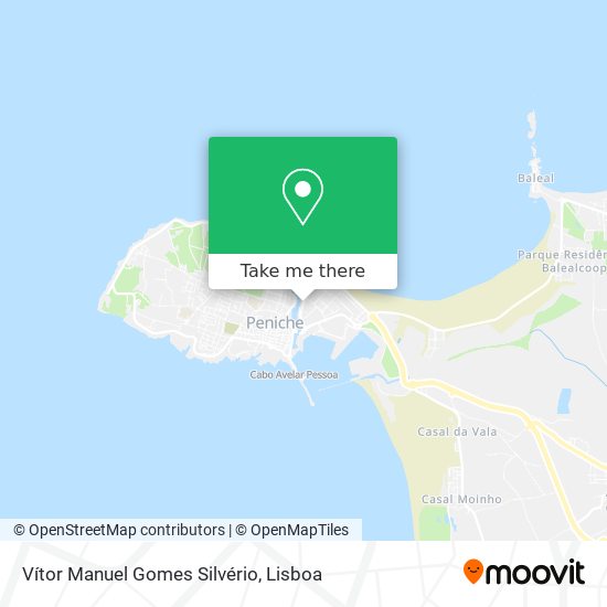 Vítor Manuel Gomes Silvério mapa