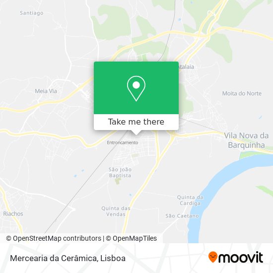 Mercearia da Cerâmica mapa