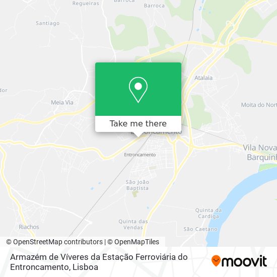 Armazém de Víveres da Estação Ferroviária do Entroncamento map