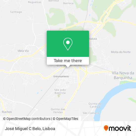 José Miguel C Belo map