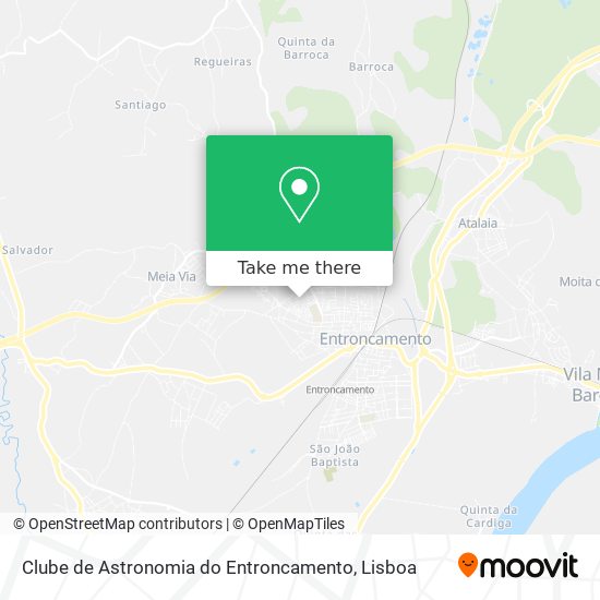 Clube de Astronomia do Entroncamento map