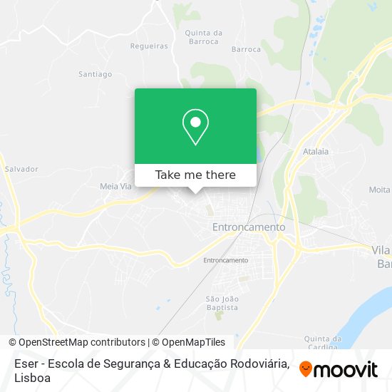 Eser - Escola de Segurança & Educação Rodoviária mapa