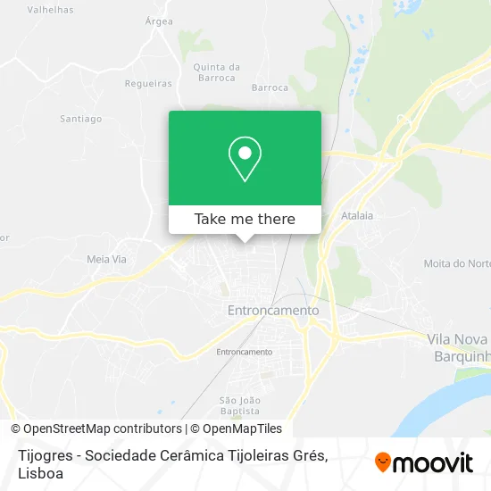 Tijogres - Sociedade Cerâmica Tijoleiras Grés map