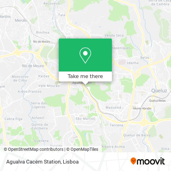 Agualva Cacém Station mapa