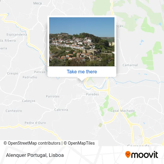 Como chegar a Alenquer Portugal através de autocarro ou comboio?