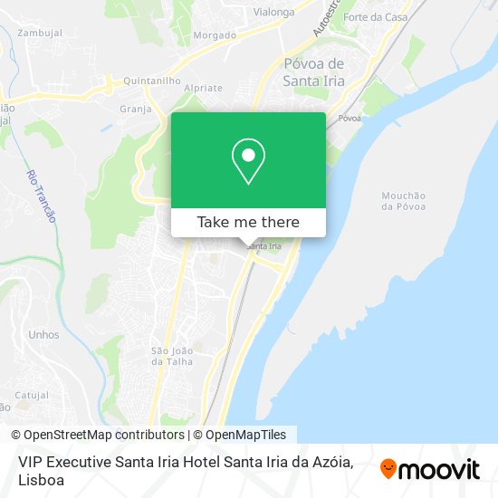 VIP Executive Santa Iria Hotel Santa Iria da Azóia map