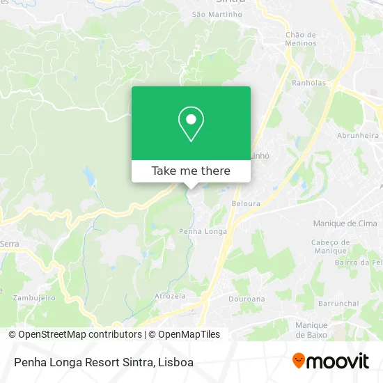 Penha Longa Resort Sintra map