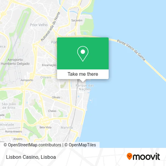Lisbon Casino mapa