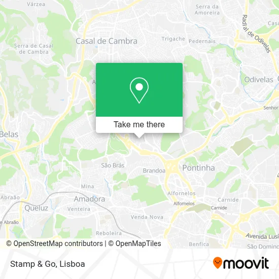 Stamp & Go map