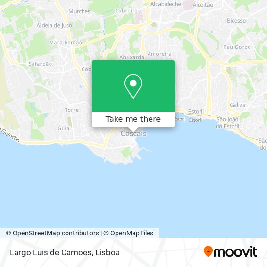 Largo Luís de Camões map