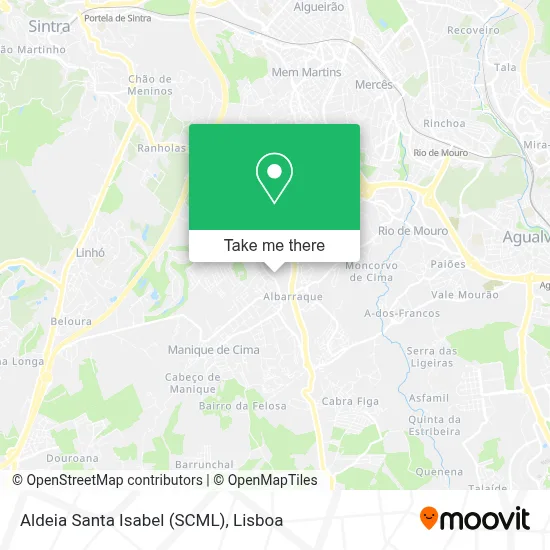 Aldeia Santa Isabel (SCML) map