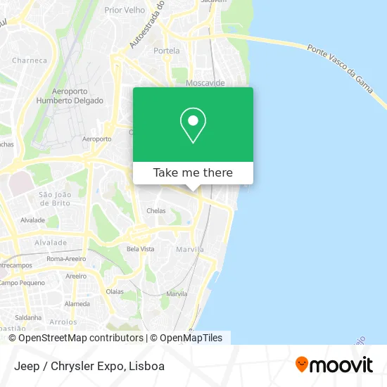 Jeep / Chrysler Expo map