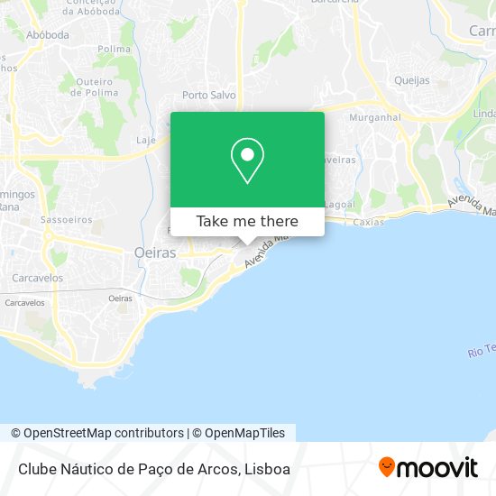 Clube Náutico de Paço de Arcos map