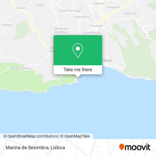 Marina de Sesimbra map