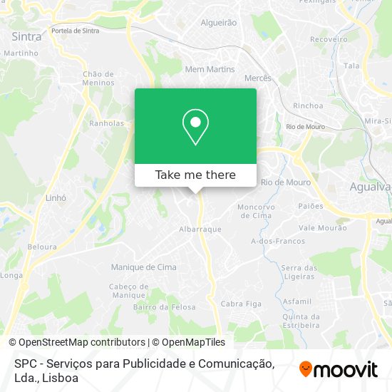 SPC - Serviços para Publicidade e Comunicação, Lda. mapa