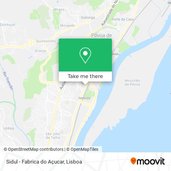 Sidul - Fabrica do Açucar map