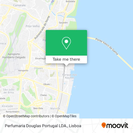 Perfumaria Douglas Portugal LDA. map