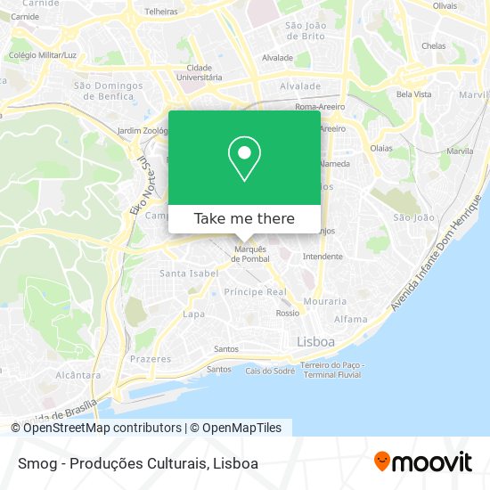 Smog - Produções Culturais mapa