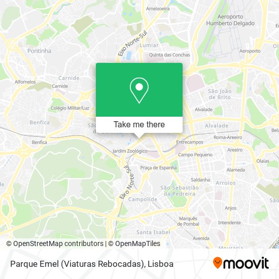 Parque Emel (Viaturas Rebocadas) map