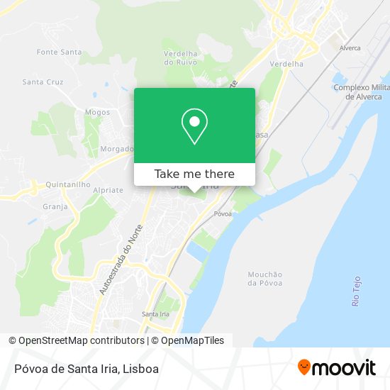 Póvoa de Santa Iria map