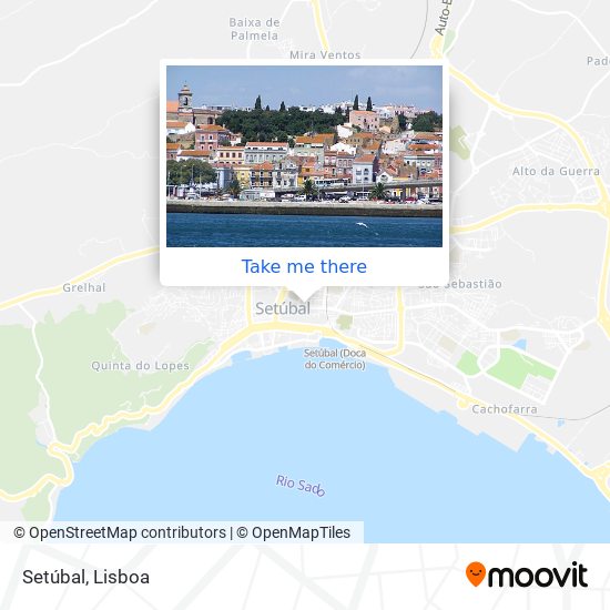 Setúbal mapa