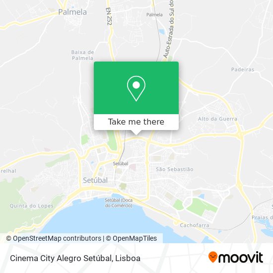 Cinema City Alegro Setúbal map