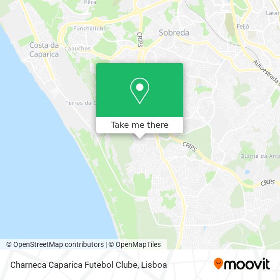 Charneca Caparica Futebol Clube map