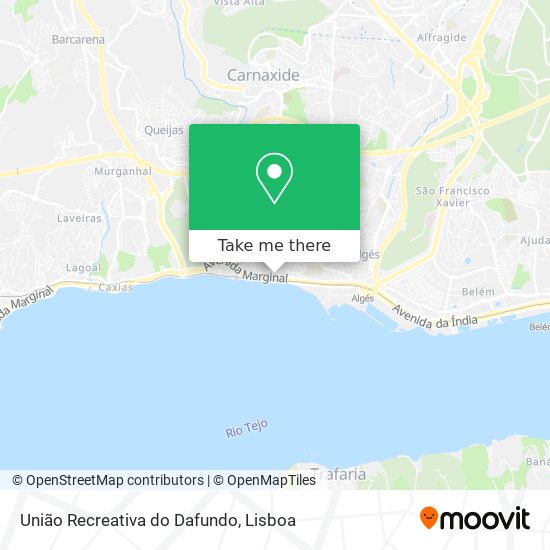 União Recreativa do Dafundo map