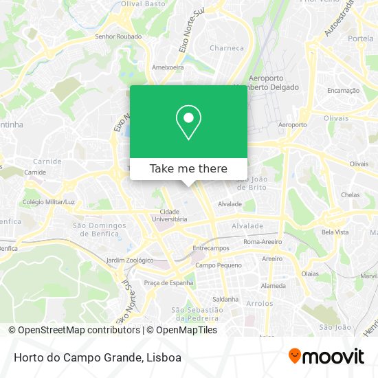 Horto do Campo Grande map